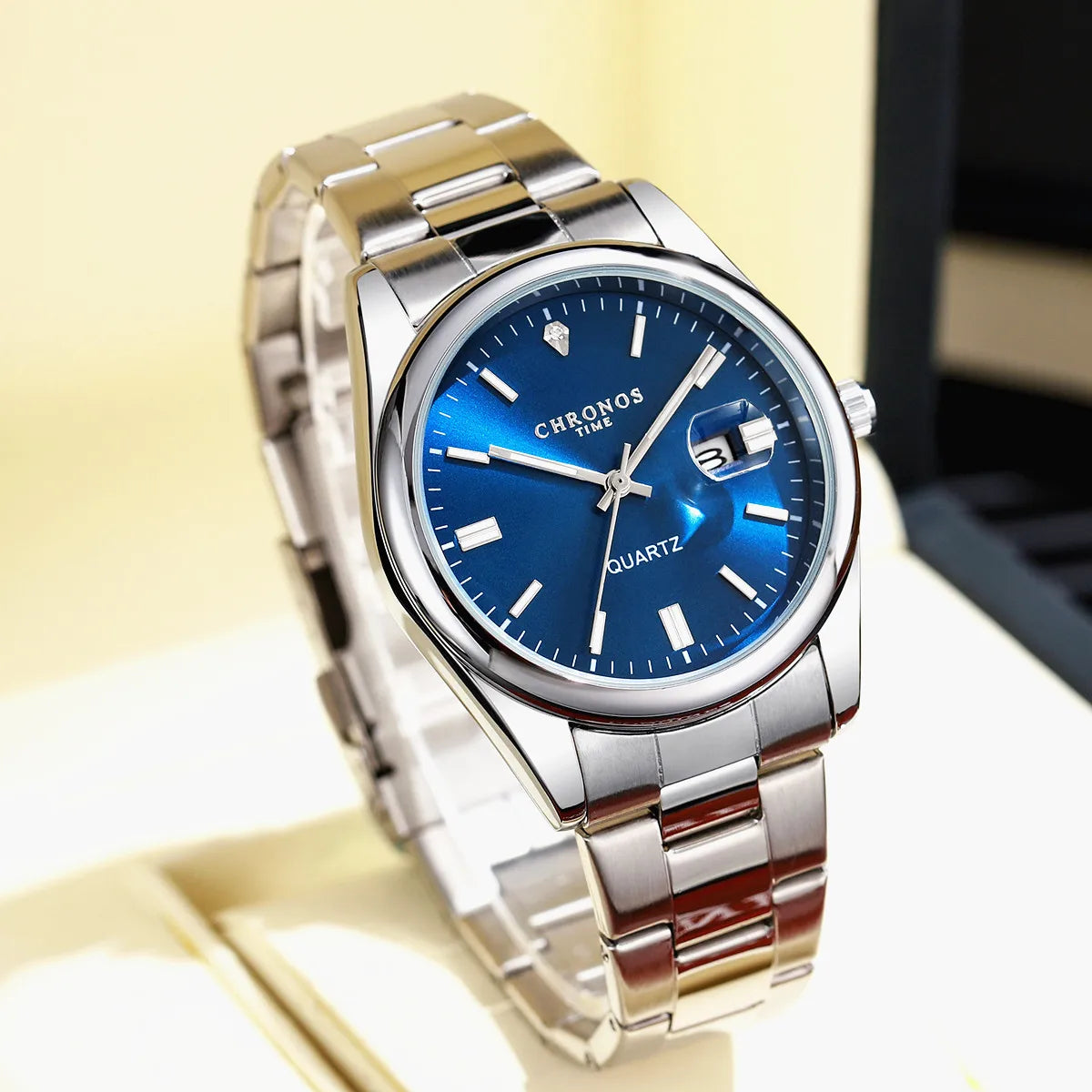 Chronos Men's Stainless Steel Quartz Watch