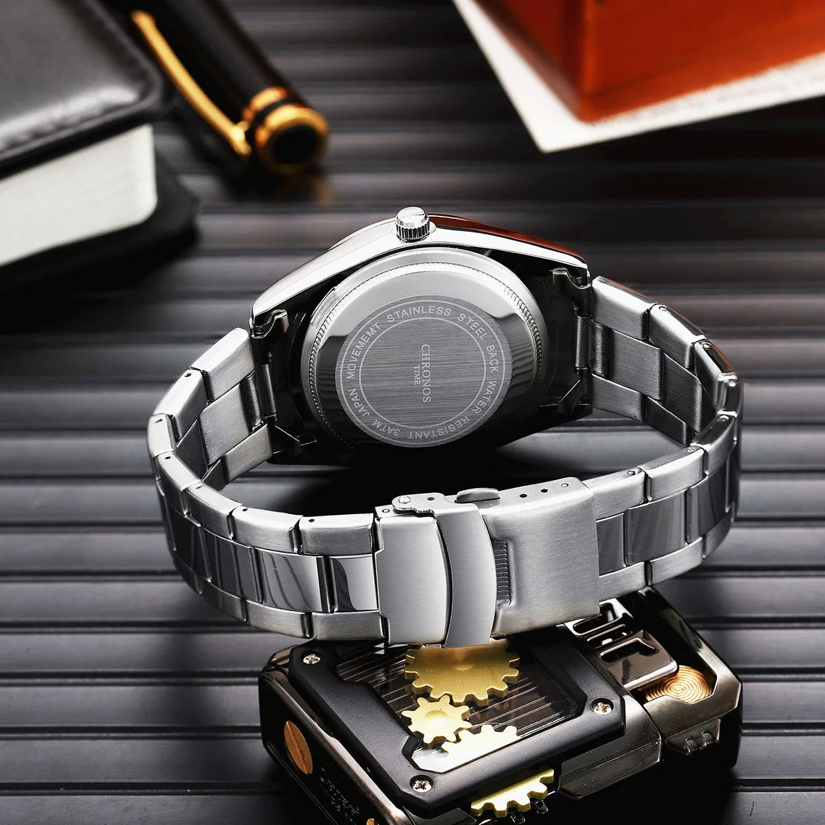 Chronos Men's Stainless Steel Quartz Watch