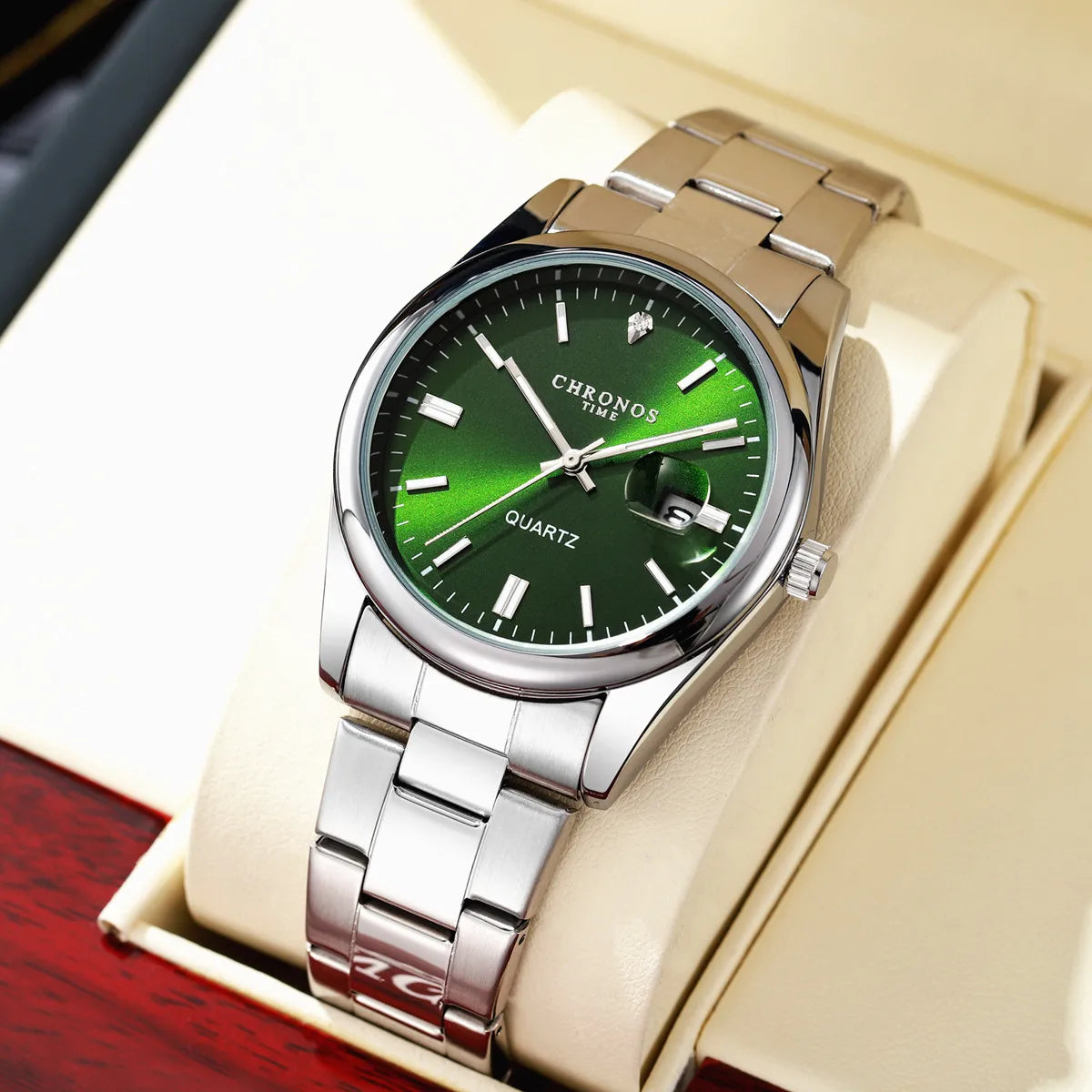 Chronos Men's Stainless Steel Quartz Watch