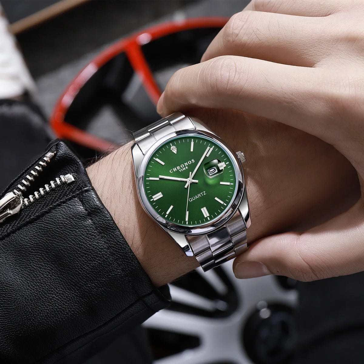 Chronos Men's Stainless Steel Quartz Watch